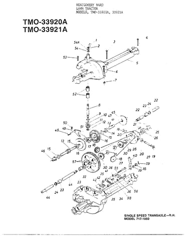 Single speed transaxle
