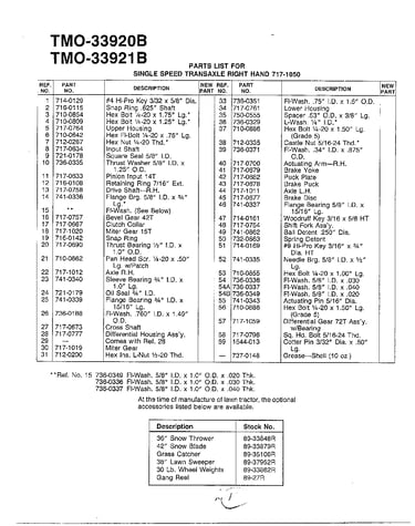 Single speed transaxle rh page 2