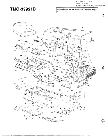 12 hp 38" lawn tractor