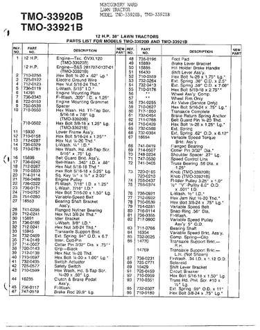 12hp 38" lawn tractors page 4