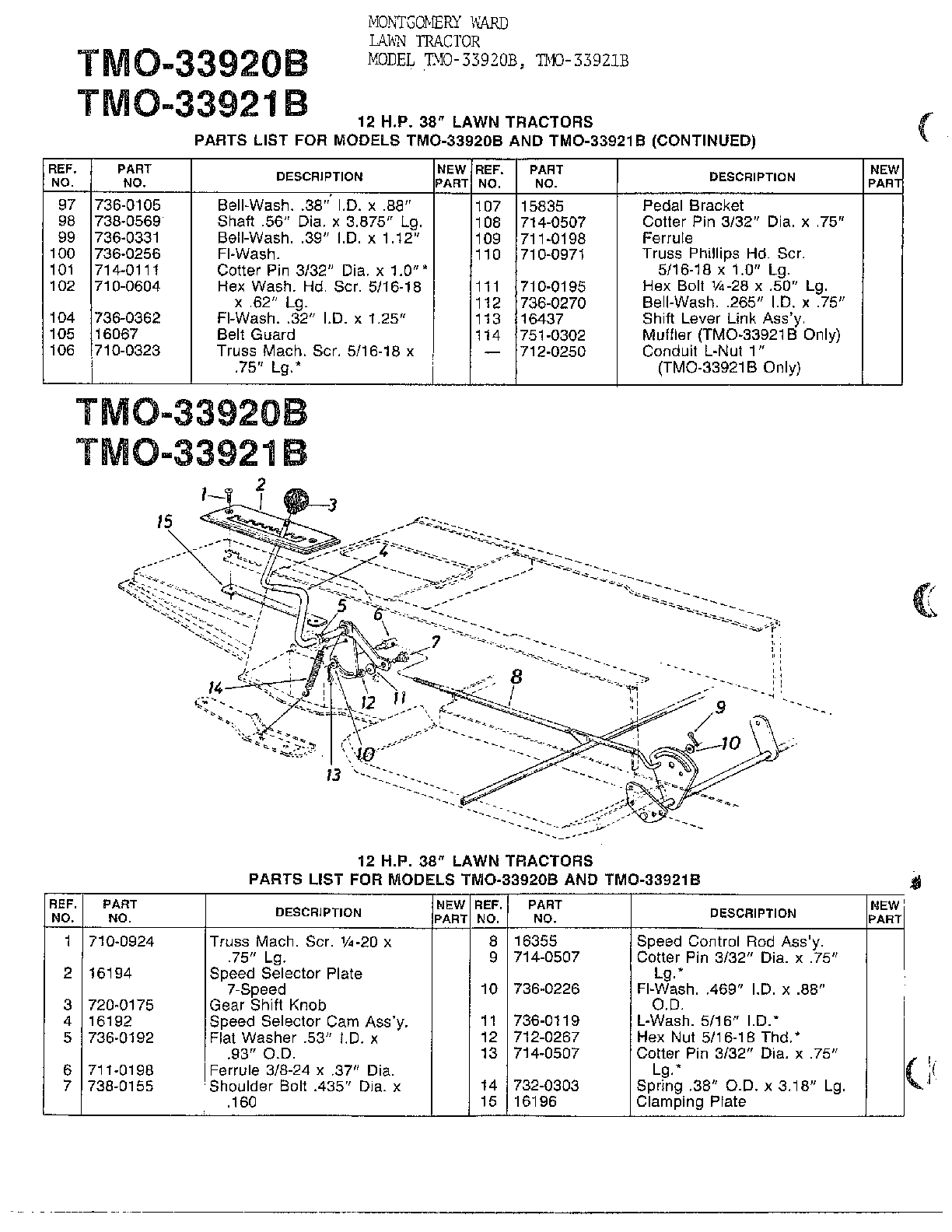 12hp 38" lawn tractors page 5