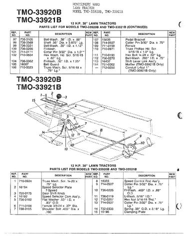 12hp 38" lawn tractors page 5