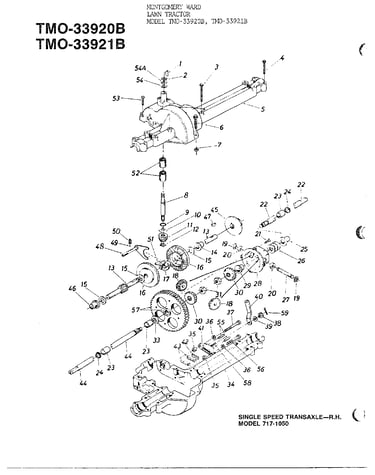 Single speed transaxle-r