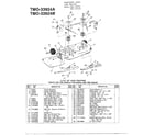 MTD 33924A 12hp 38" lawn tractor diagram