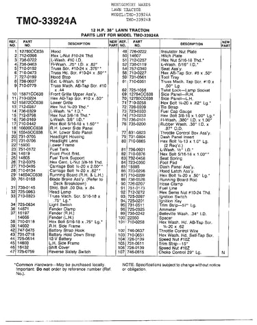 12hp 38" lawn tractor page 3