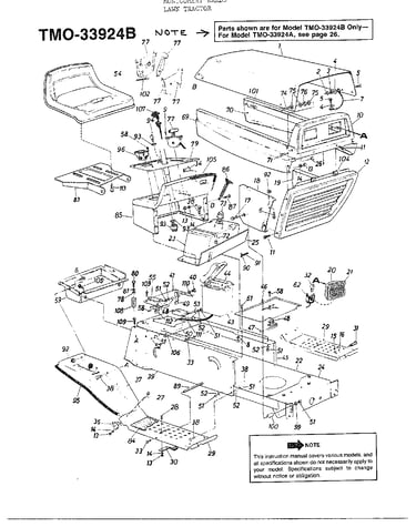 12hp 38" lawn tractor page 4