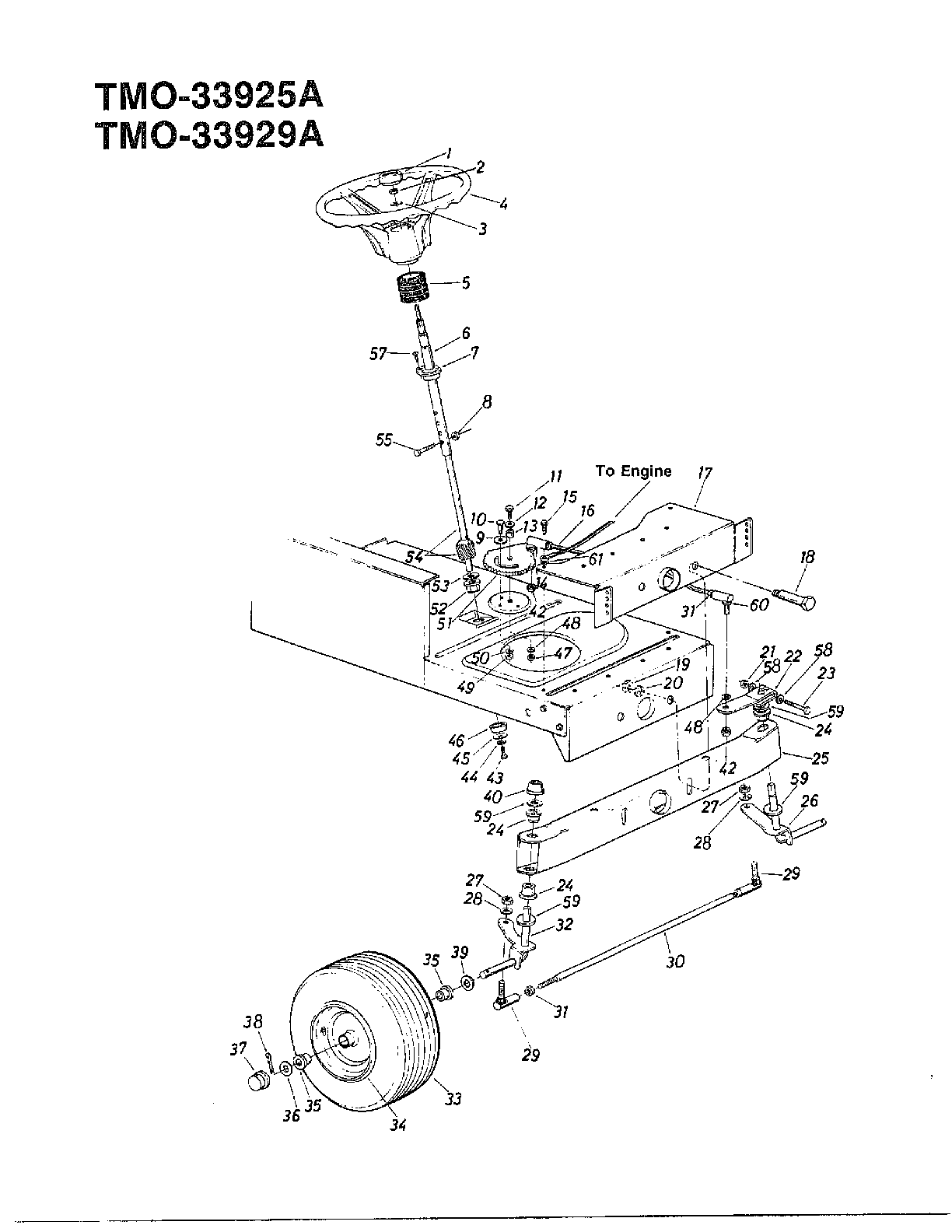 12 hp 38" lawn tractors