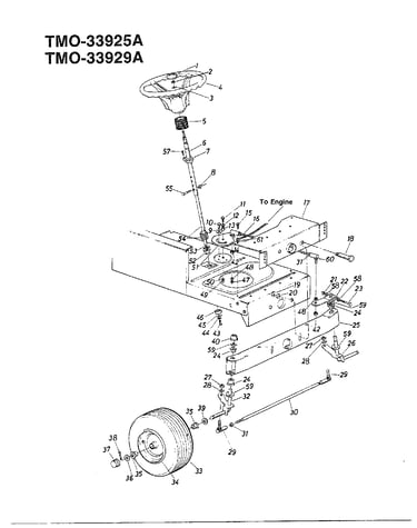 12 hp 38" lawn tractors