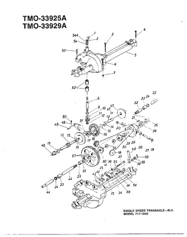 Single speed transaxle-r