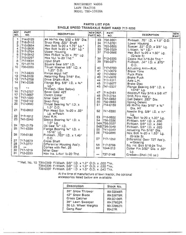 Single speed transaxle right hand page 2