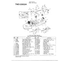MTD 33932A 14hp 38" lawn tractor page 8 diagram