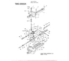 MTD 33932A single speed transaxle/accessories diagram