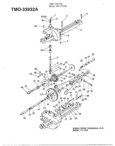 Single speed transaxle/accessories