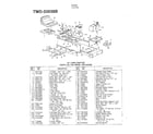 MTD 33938B 42" lawn tractor diagram