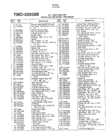 42" lawn tractor page 6