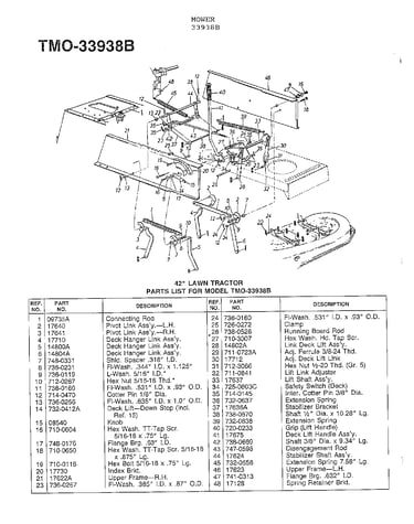 42" lawn tractor page 7