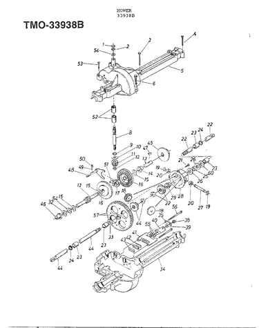 Single speed transaxle r h