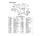 MTD 33940A 42" lawn tractor page 2 diagram