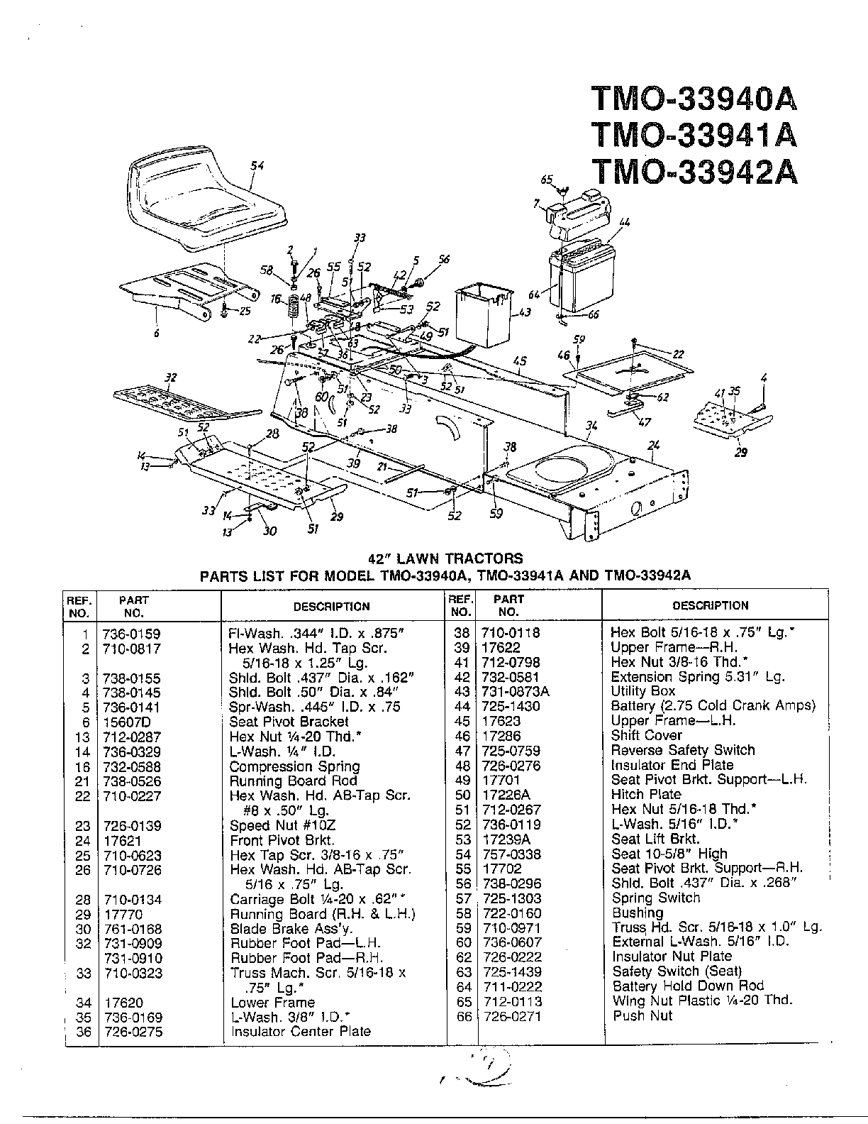 42" lawn tractor page 4