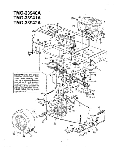 42" lawn tractor