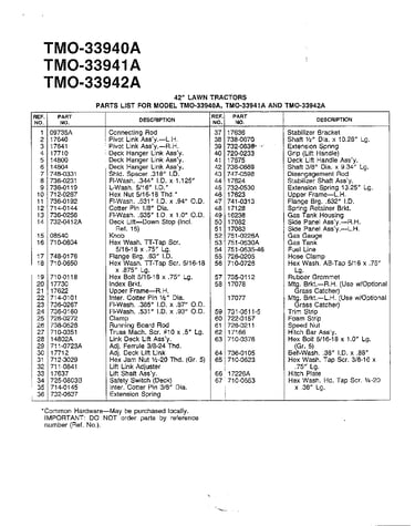 42" lawn tractor page 2