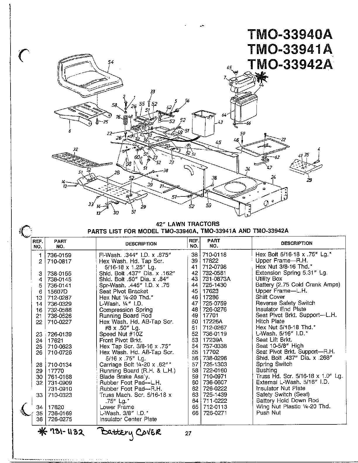 42" lawn tractor page 4