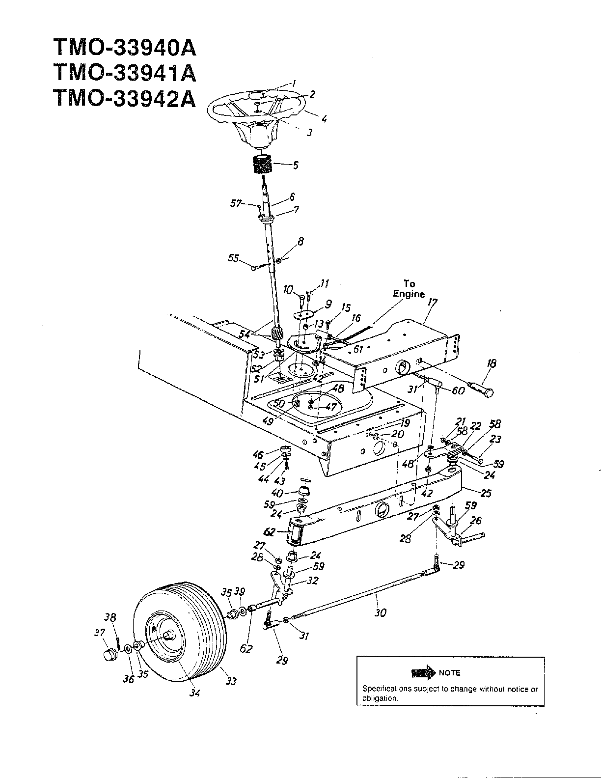 42" lawn tractors