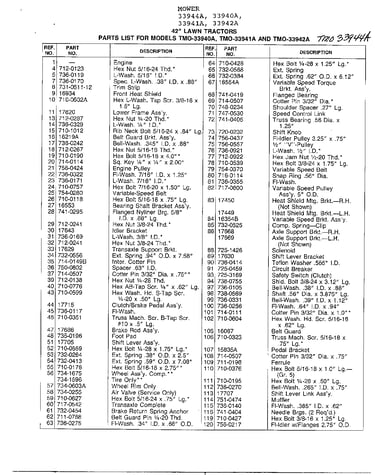 42" lawn tractors page 5