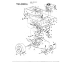 MTD 33944A 12.5 hp 42" lawn tractor page 5 diagram