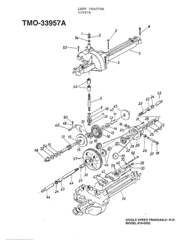 Single speed transaxle-r