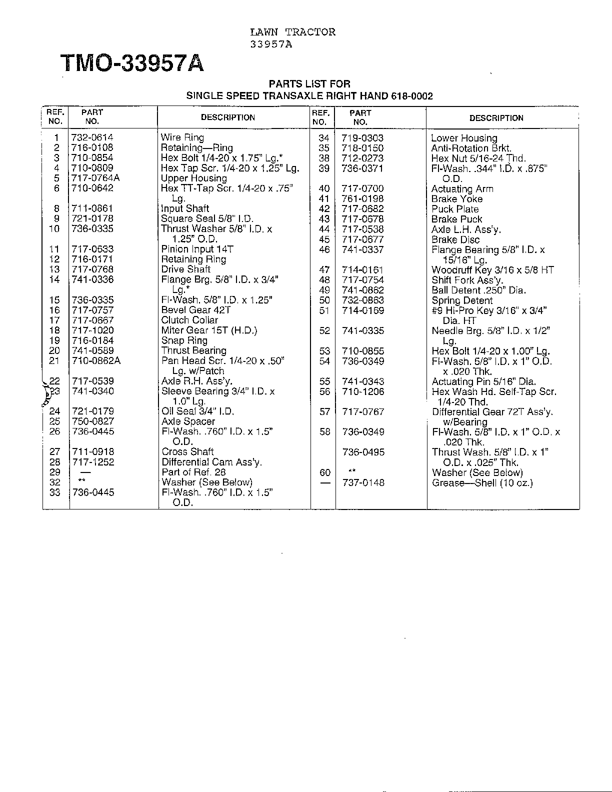 SINGLE SPEED TRANSAXLE-R Page 2