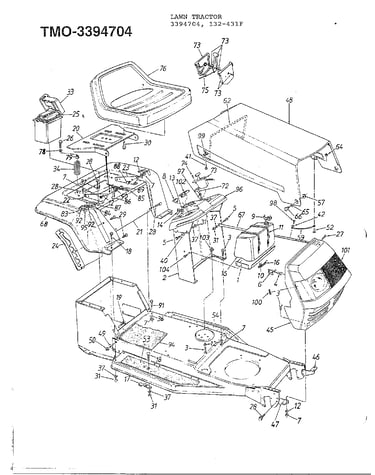 11.5hp 38" lawn tractor