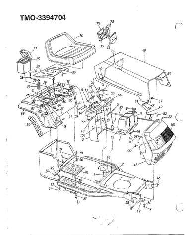 11.5 hp 38" lawn tractor