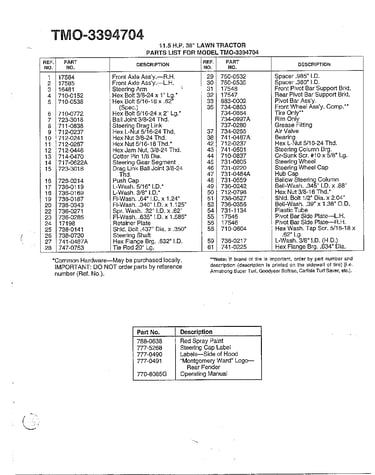 11.5 hp 38" lawn tractor page 4