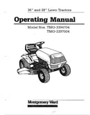 38" lawn tractors