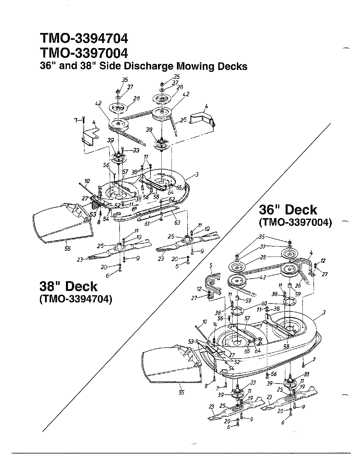 12 hp 38" lawn tractors page 2
