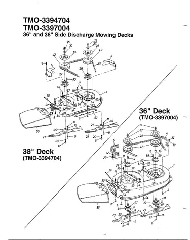 12 hp 38" lawn tractors page 2