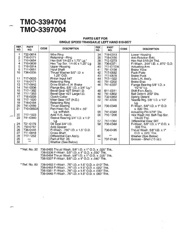 Single speed transaxle left hand page 2