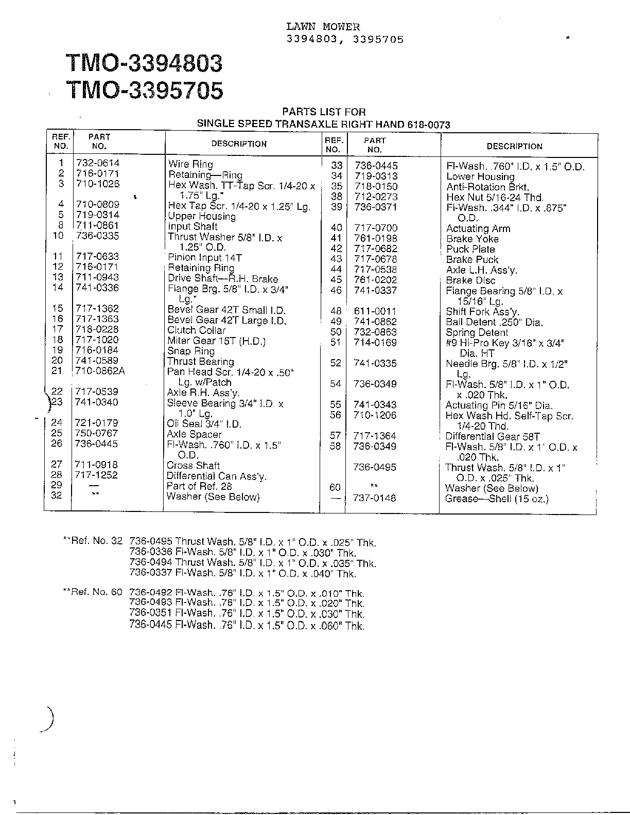 SINGLE SPEED TRANSAXLE-R Page 2