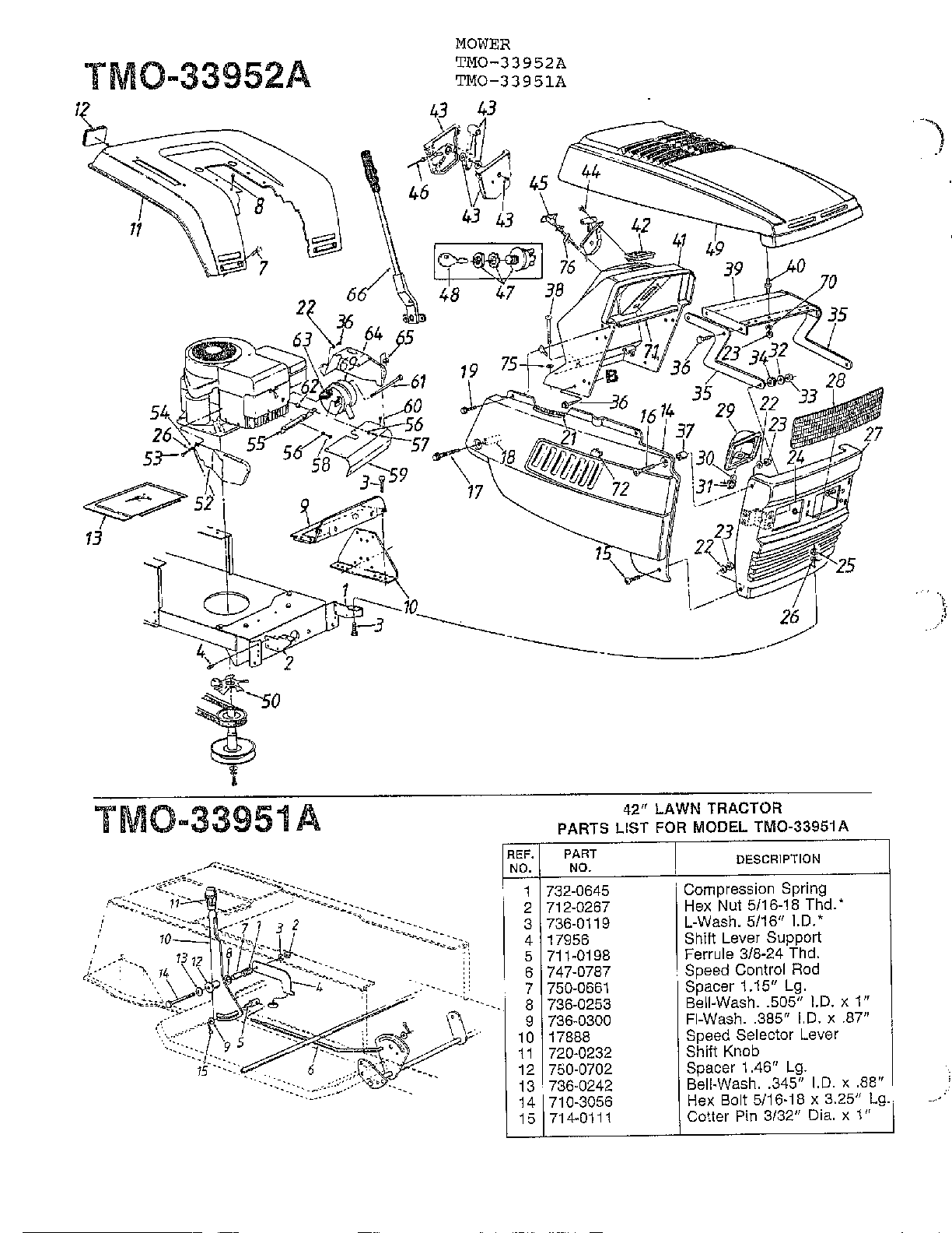 42" lawn tractor page 2