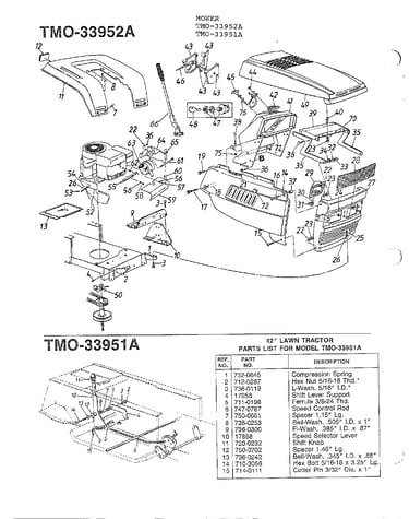 42" lawn tractor page 2