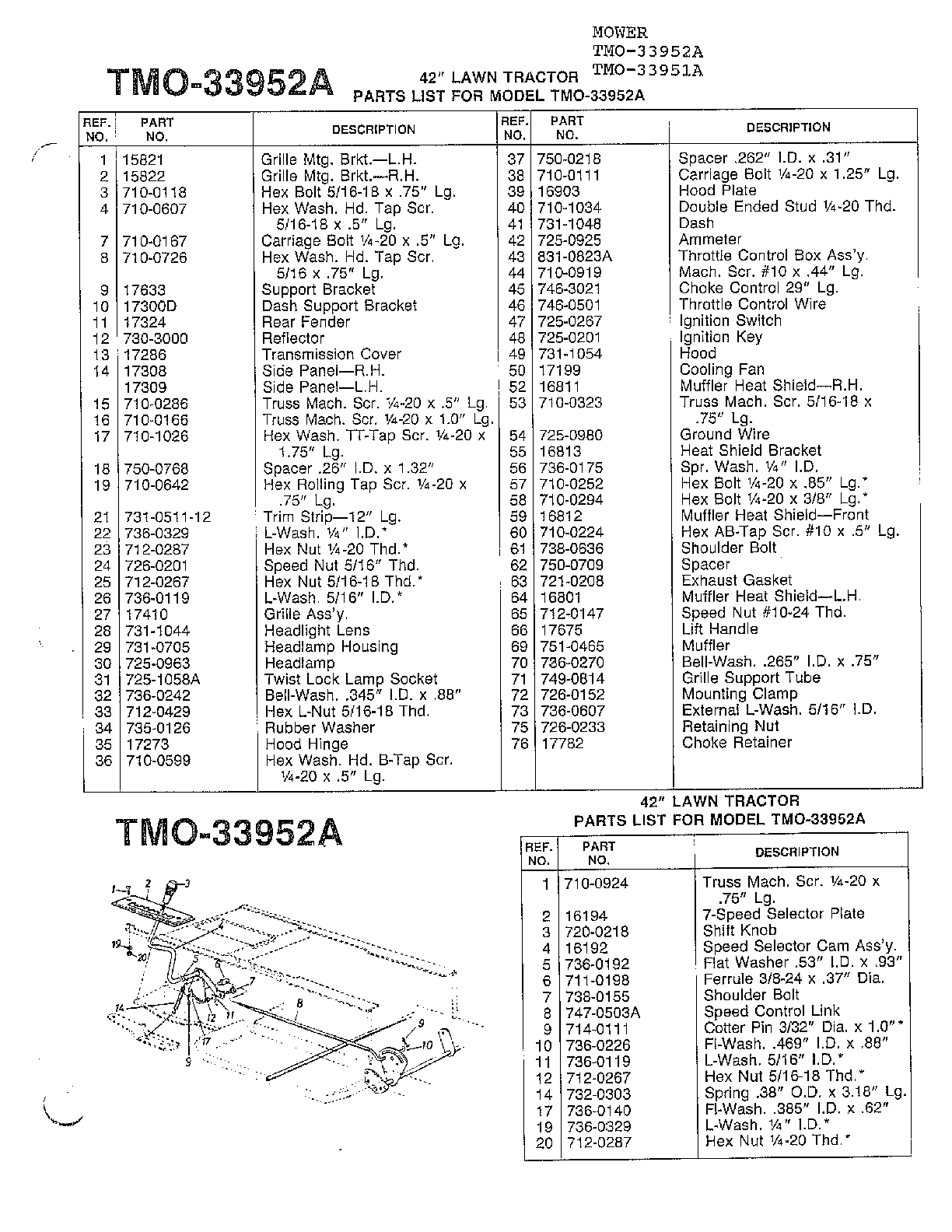 42" lawn tractor page 3