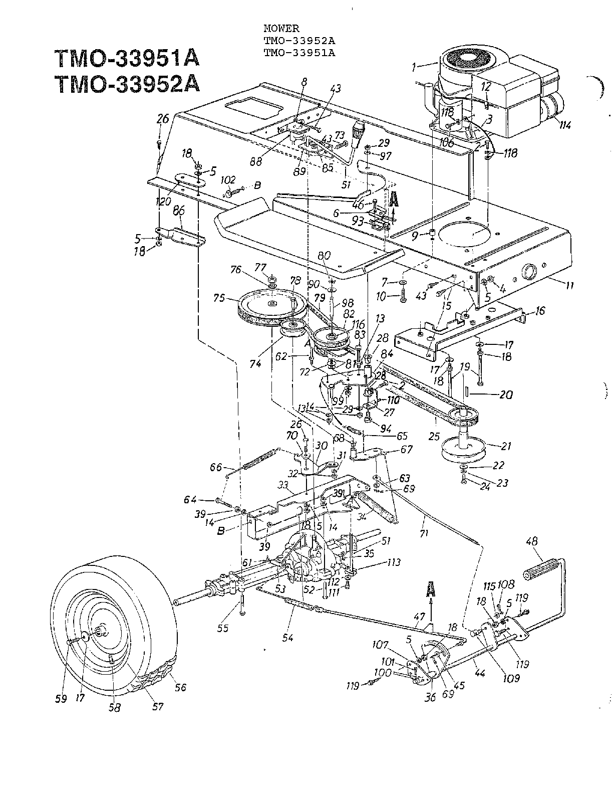 42" lawn tractors