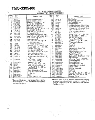 46" 18 hp garden tractor page 2