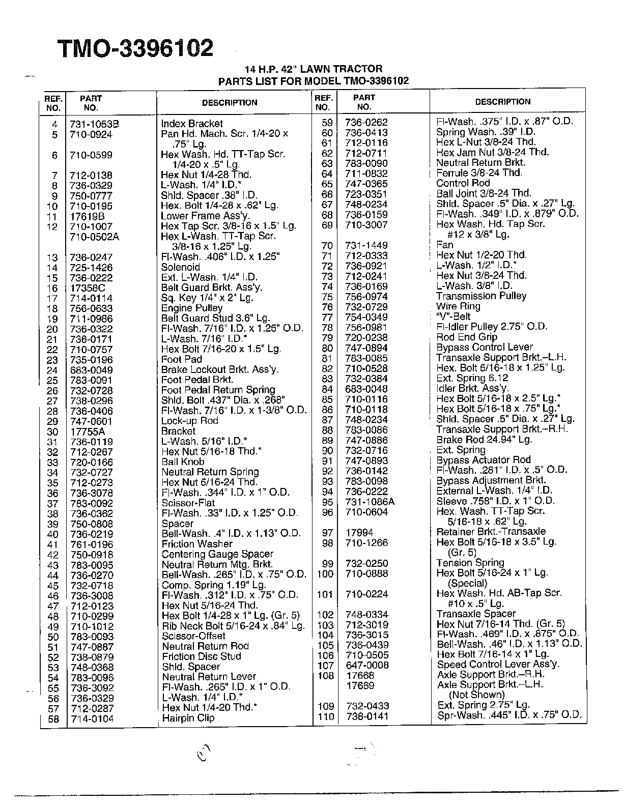 14hp 42" lawn tractor page 2