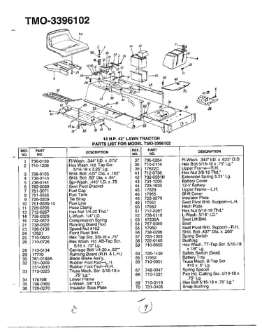 14hp 42" lawn tractor page 4
