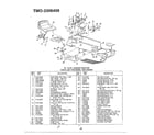 MTD 3396409 46" 18hp garden tractor diagram