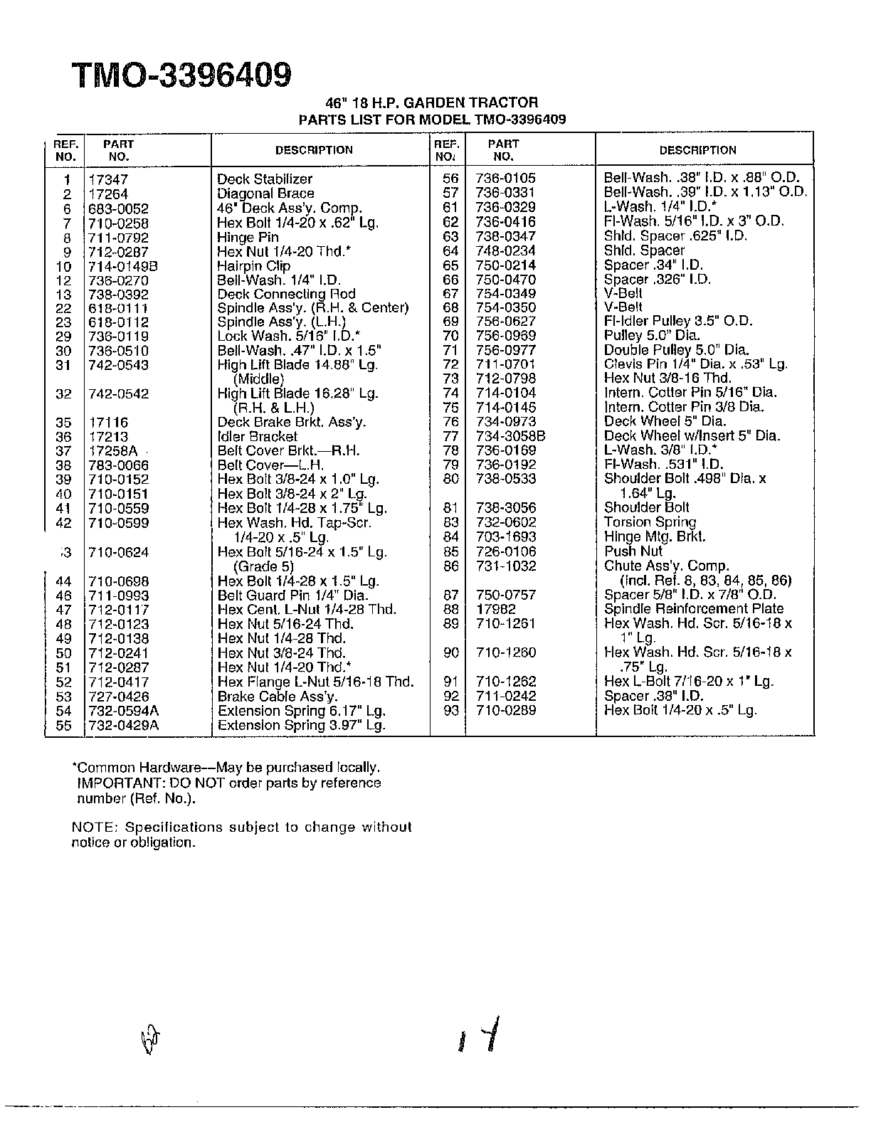 46" 18hp garden tractor page 13