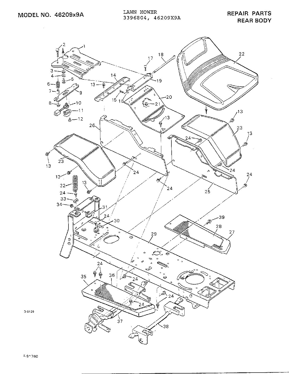 Rear body