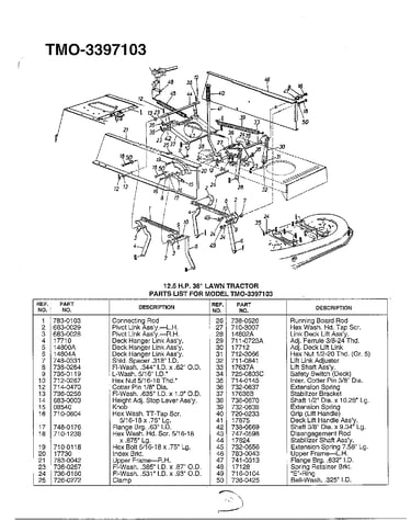 38" lawn tractor page 2